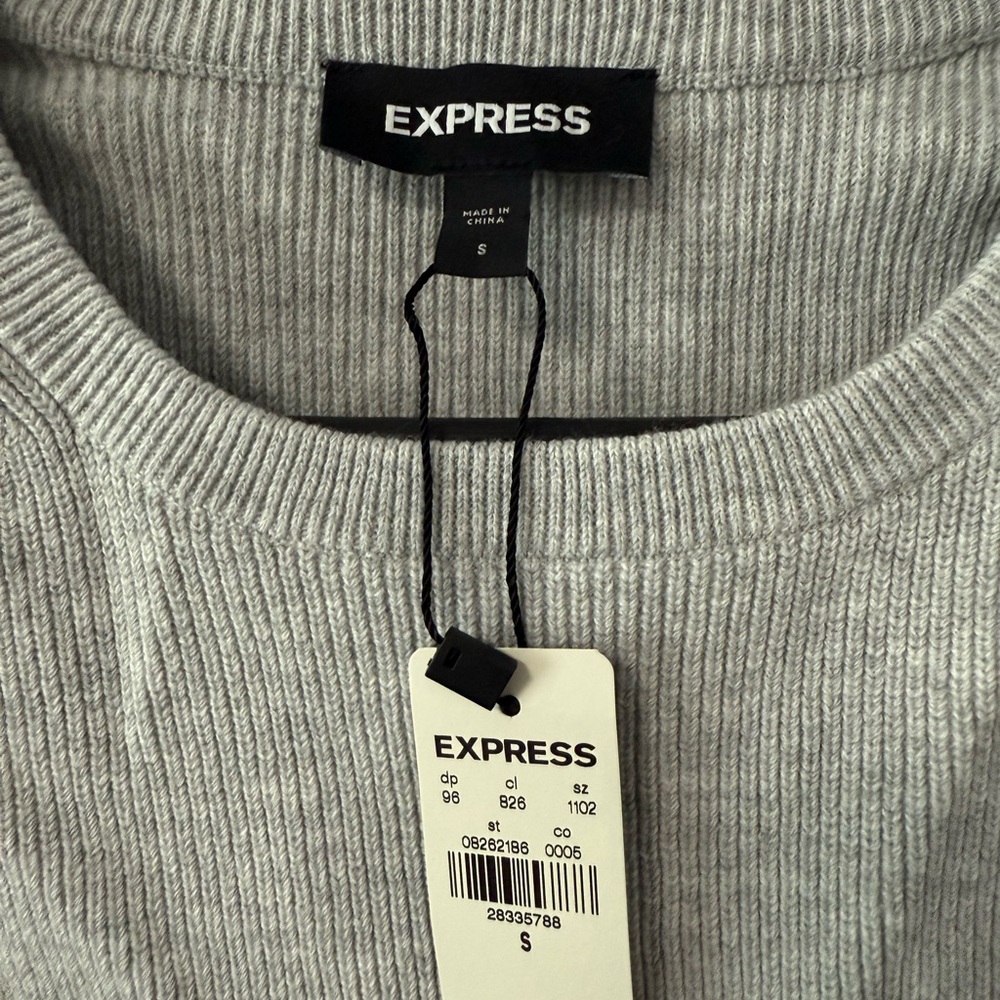 Express Men's Gray Sweater